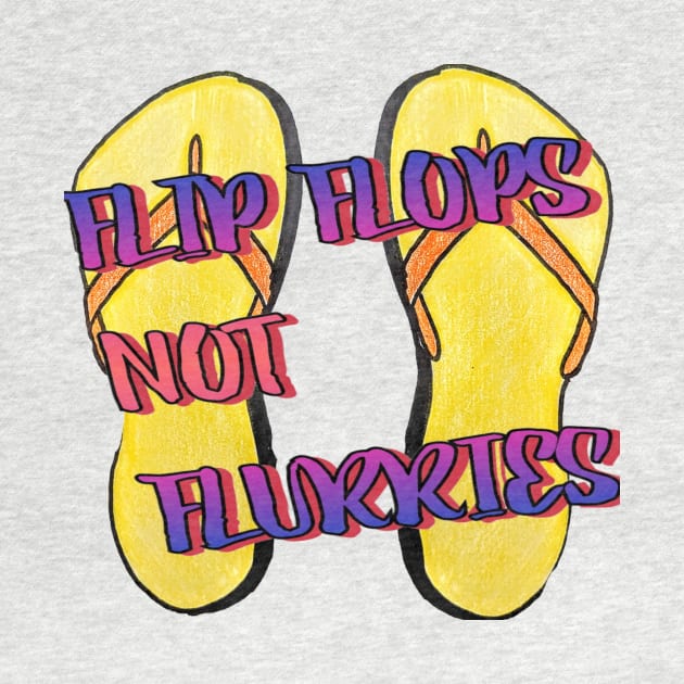 Flip Flops not flurries by Kapow Comics